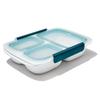 Контейнер для еды OXO Prep Go, безопасный для микроволновой печи и посудомоечной машины, с разделителями, 0,9 л, герметичный,
