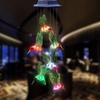 Outdoor Waterproof Hummingbird LED Wind Chime Yard Decoration Lawn Lamps Solar Light