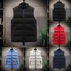 Stand-up Collar Cotton Vest Men's Autumn and Winter Fashion Large Size Vest Casual Vest Jacket