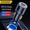 ESSAGER Мини-автомобильное зарядное устройство высокой мощности, PD100W Металл, Подходит для прикуривателя PD60W/66W