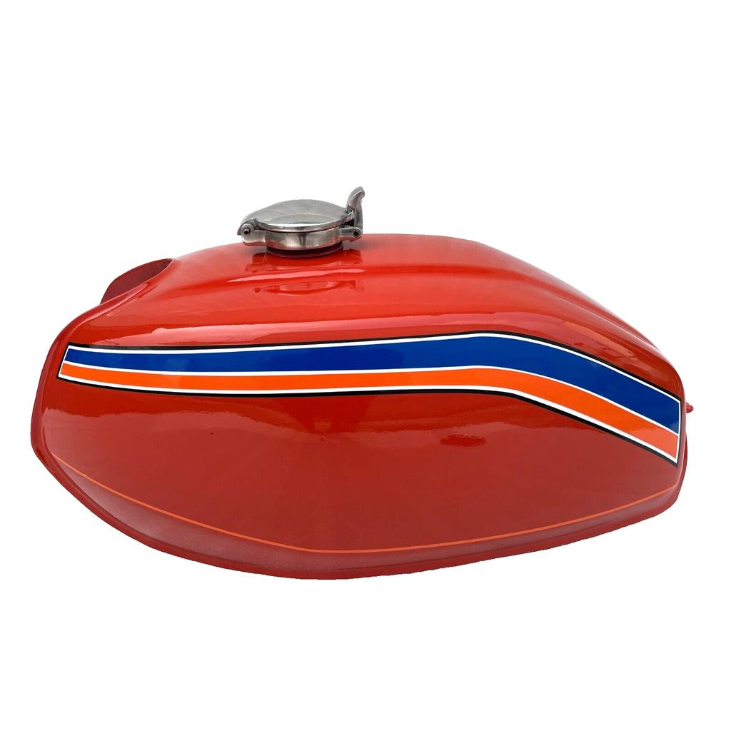 Honda CB400 CB400A 1978 Tahitian Red Painted Steel Petrol Fuel Gas Tank + Cap