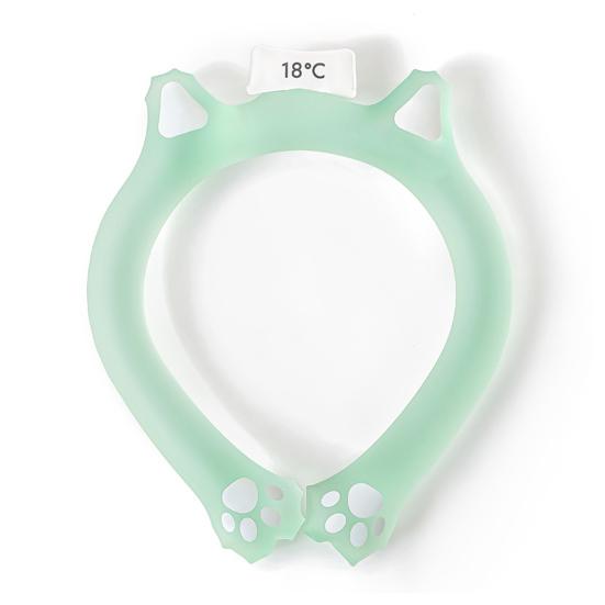 Летняя охлаждающая трубка для шеи Носимый охладитель для шеи Легкое многоразовое ледяное кольцо На открытом воздухе Предотвращение теплового удара Портативный воротник с обертыванием на шею