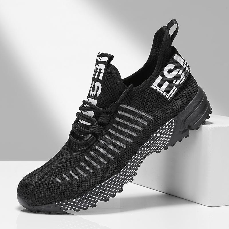 Men's Breathable Walking Shoes Platform Sneakers Fashion Comfortable Running Sport Shoes for Man Casual Baskets Tenis Masculino