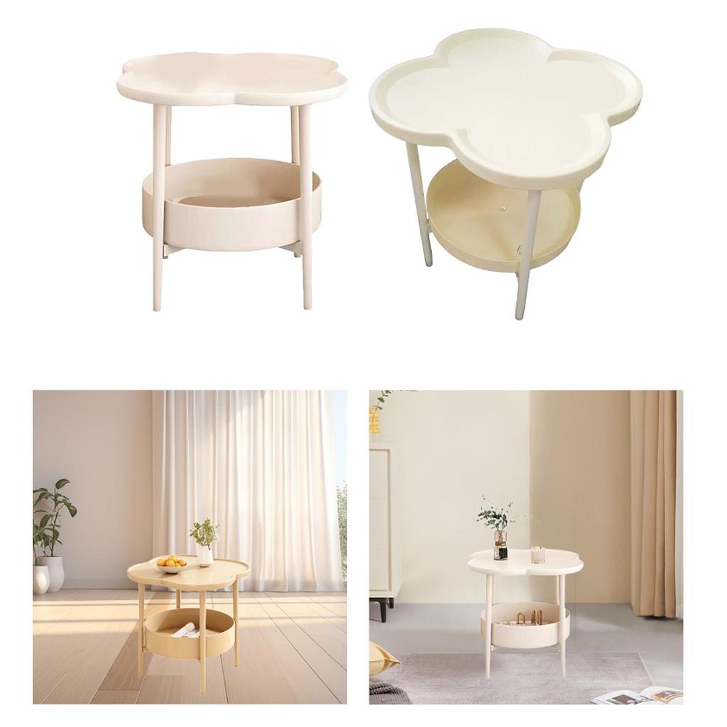 Двухслойный органайзер, минималистская мебель, современный журнальный столик, приставной столик для небольшого пространства, прикроватная тумбочка для спальни, офиса, гостиной