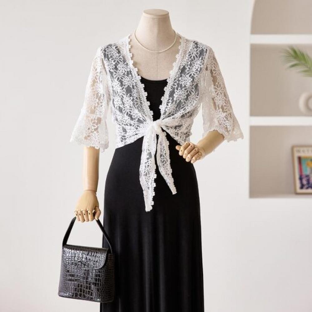 Customable Flower Lace Bolero Cardigan T2507cd032b