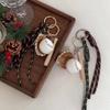 Weave Rope Baseball Braid Rope Pendant Nylon Car Key Chain Braid Rope Bag Charms  Hanging Accessory