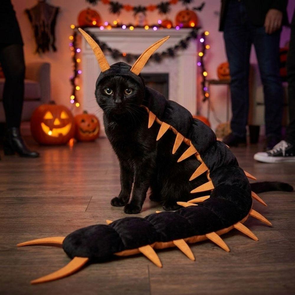 Simulated Centipede Halloween Centipede Cat Costume Pet Transform Cosplay Escape Room