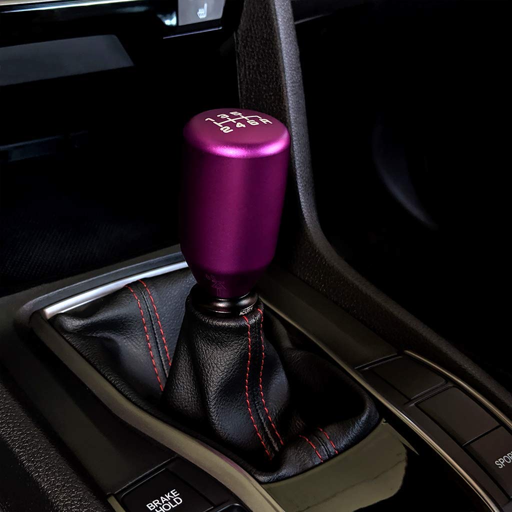 Acuity ESCO-T6 Shift Knob In Satin Purple Anodized Finish (M10x1.5 Thread)