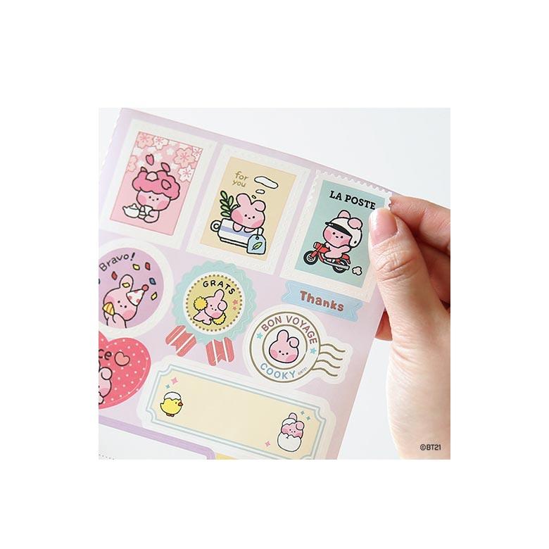 BT21 Съемная подарочная наклейка Minini, 3 шт.