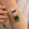 Copper Bohemian Style Bracelet Vintage Bead Bracelet Fashion Crystal Stone Bracelet  Gifts