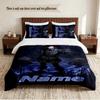 it Personalized Custom Name 3‑Piece Bedding Set Soft Duvet Cover Set For Bedroom Home Decor