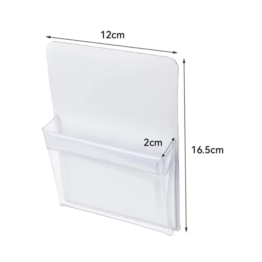 Transparent Magnetic Storage Pouch Refrigerator Side Door Shelf For Refrigerator Microwave Kitchen