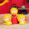 Rich And Noble Little Golden Dragon Cute Dragon Year Mascot Doll Chinese Style Xiaolong Desktop Decorative Ornament