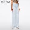 Miss Sixty Женские прямые джинсы из смесовой конопли, лето 2025