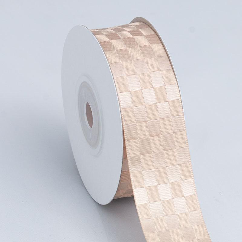 Elegant Solid Color Plaid Ribbon Soft Ribbon Bow Flower Handmade Material Hair Decoration Ribbon Baking Gift Packaging Ribbon Home Decoration