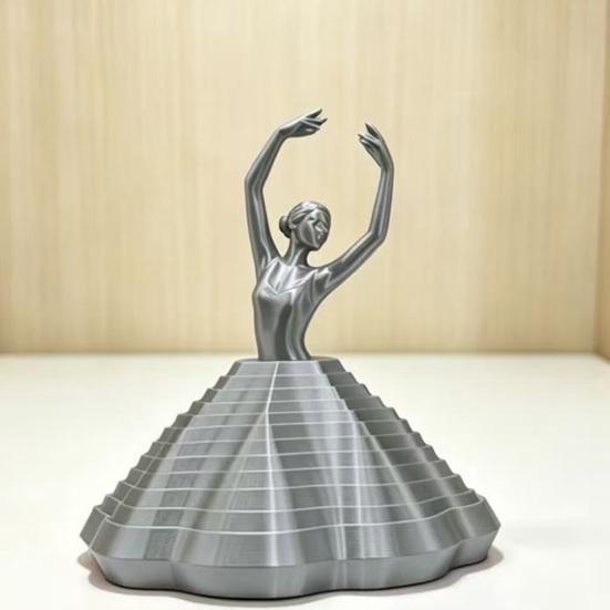 Вращающаяся балерина из 3D-печати, игрушка-спиннер, танцовщица балета, кинетическая настольная игрушка, расширенная сенсорная игрушка для снятия стресса для дома и офиса