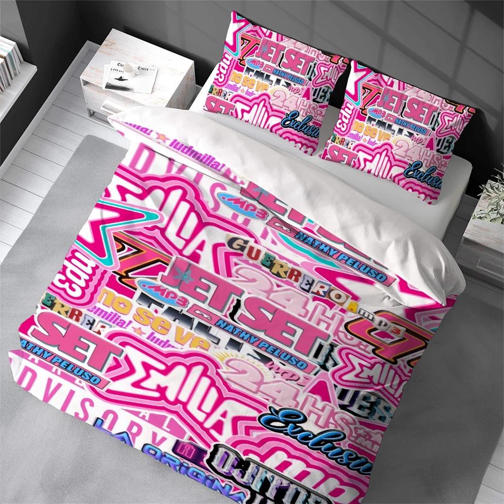 Emilia Mernes Mp3 Duvet Cover Pillowcase Bratz style Bedding Set Single Twin Size Gift Student Adult 2/3pcs set Home Decor