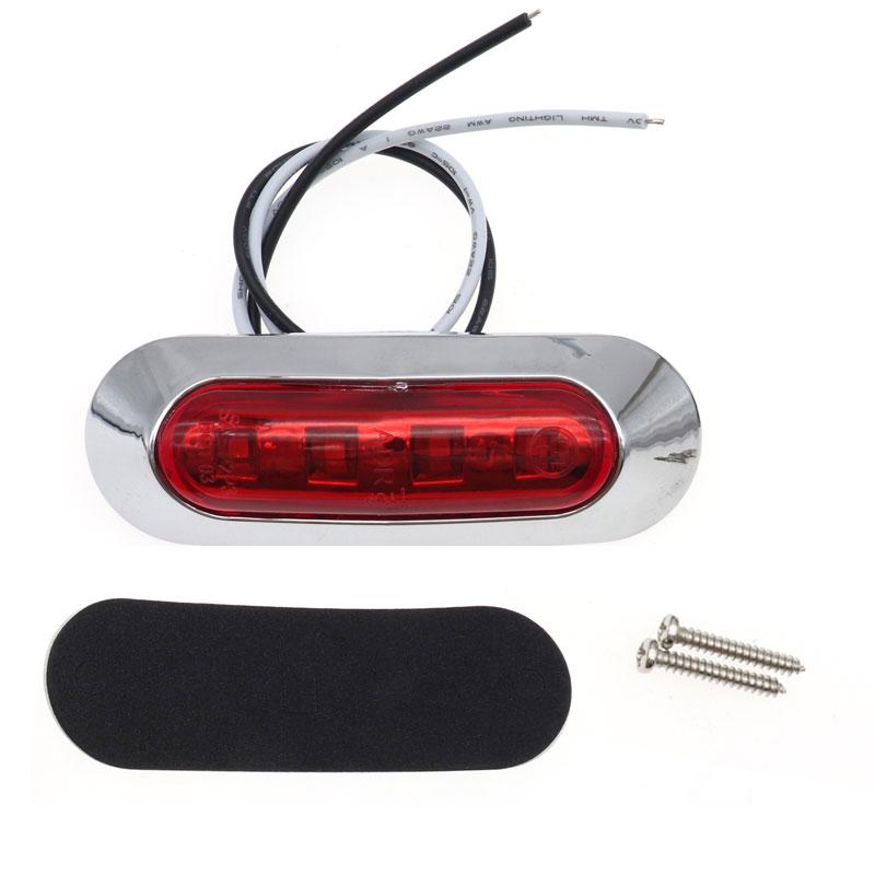 10 шт., 12 В/24 В, 9/6/4 светодиодов, водонепроницаемые, боковые габаритные огни, задний фонарь, автомобиль, грузовик, прицеп, задние фонари, парковочные огни, красный/белый/амер