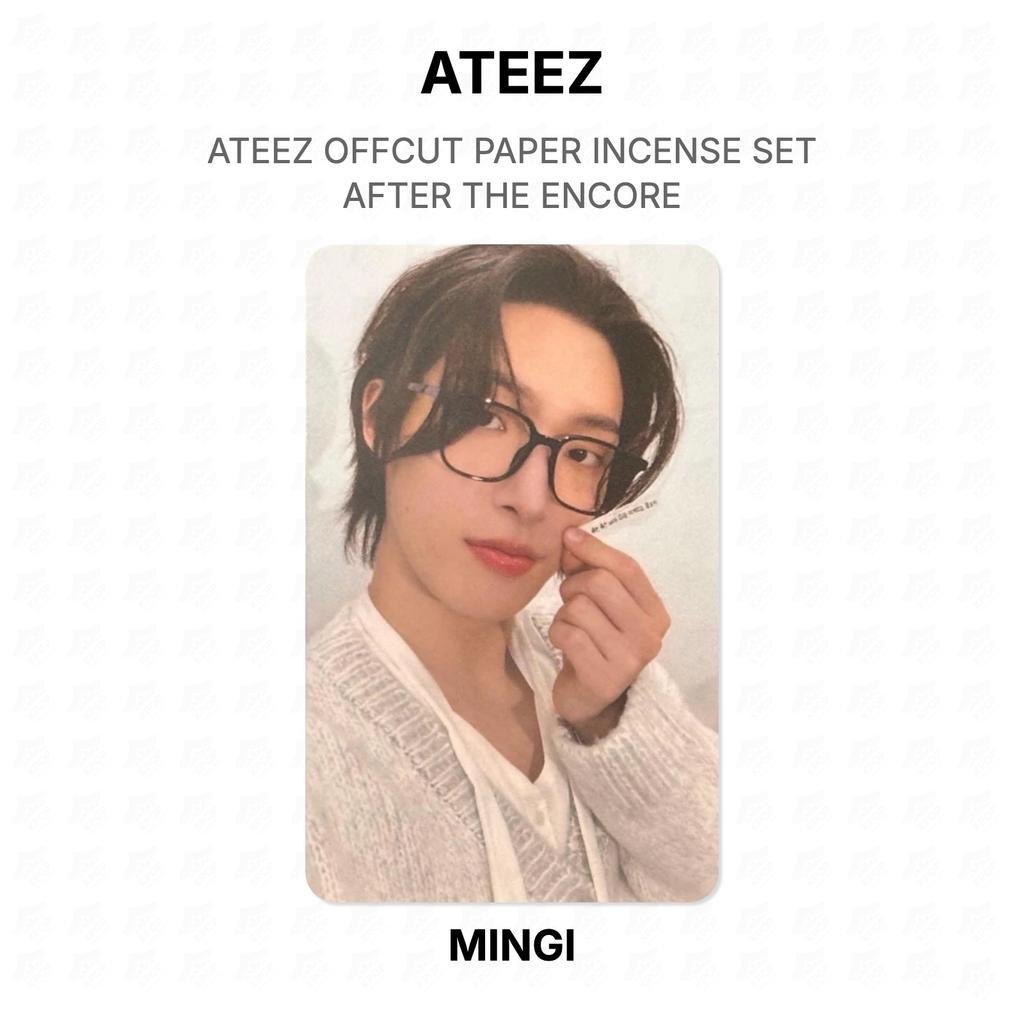ATEEZ Набор бумажных благовоний OFFCUT PAPER INCENSE SET ПОСЛЕ БИСА Официальная фотокарточка