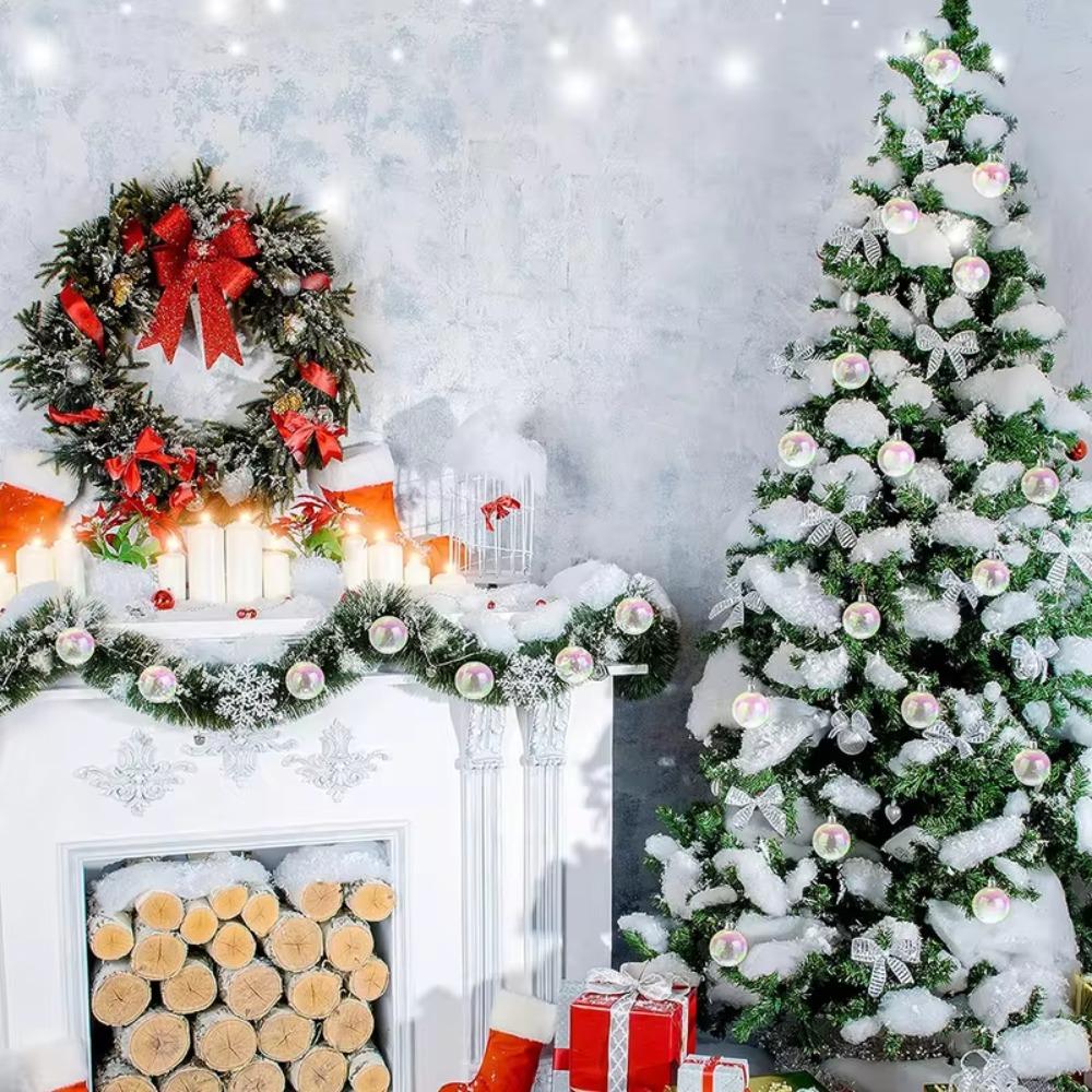 6 шт. Сфера Радужный Пузырьковый Шар Подвеска Прозрачный Новогодний Шар для Подвешивания на Елку Вечеринка по случаю Дня Рождения