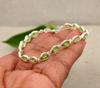 Natural Peridot Gemstone Solid 925 Sterling Silver Handmade Bracelet, Gift for Her, Wedding Engagement Gift, Charm Jewelry