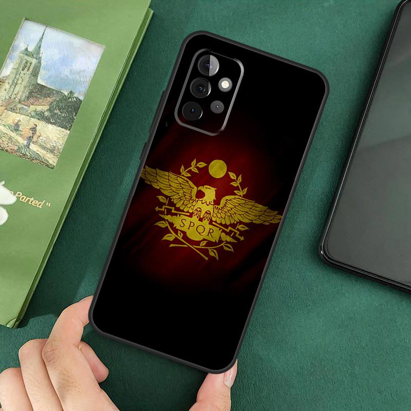 Римская Императорская Легионная Крышка SPQR Для Samsung Galaxy A54 A52S A52 A32 A22 A12 A72 A33 A53 A73 A14 A70 A51 A71 Чехол
