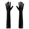 1Pair Women Gloves Leather Mittens Arm Length Opera Wet Look Evening Dress Cosplay