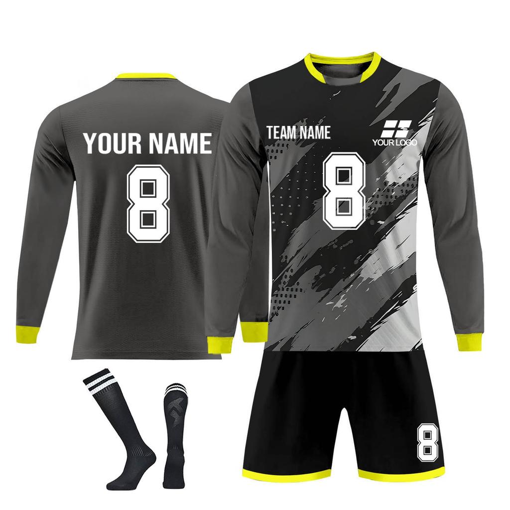 Personalised Shirts Kit Mens Girls With Name Number Custom Football Jerseys For Boys Training Suit