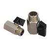 1/8" 1/4" 3/8" 1/2" BSP Male/Female Thread Mini Brass Ball Valve Air Compressor Switch Garden Irrigation Water Shut Off Valve