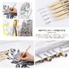 FsAlisa Milli Needle Line Set of for Line Sign Pen, Black, Water-Based, Pen, Waterproof, Ultra-Fine, 0.05-0.7mm Diameter, 5, Illustrations, Manga,