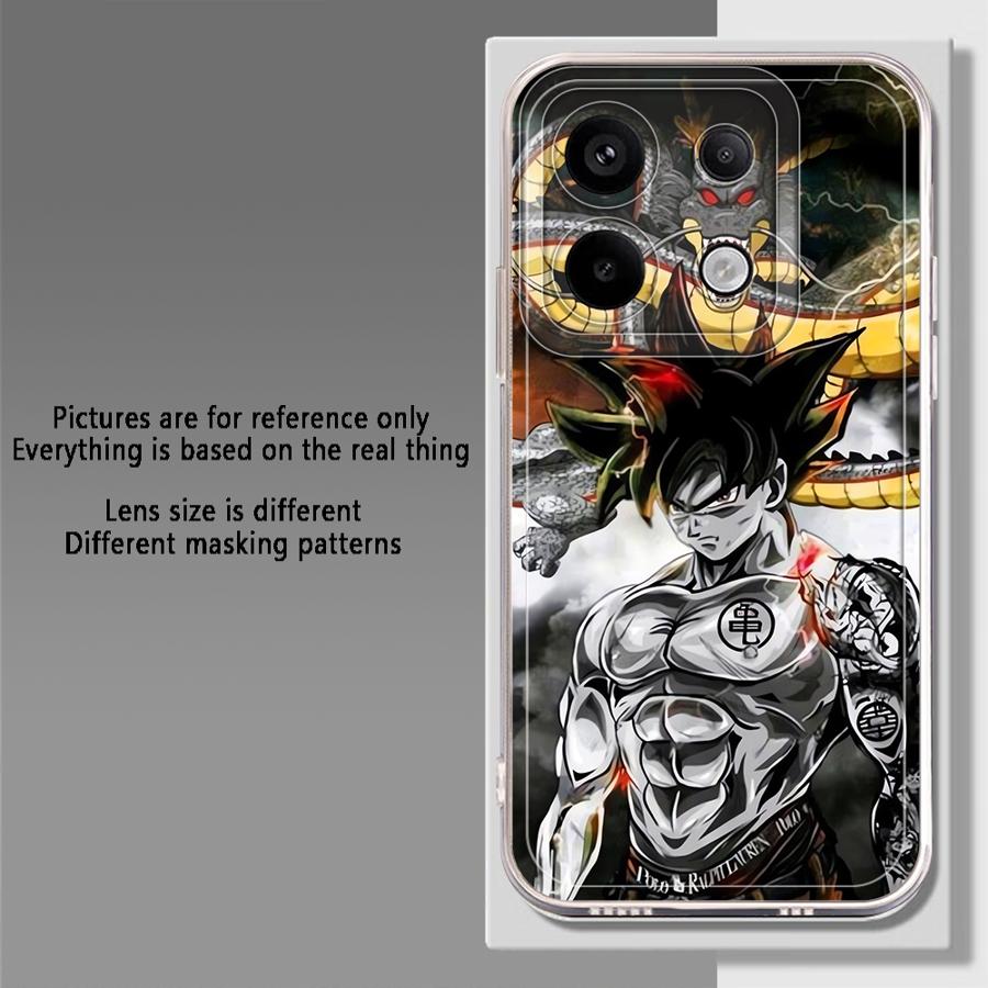Comics Saiyan Goku Case for Xiaomi Redmi Note 14 Pro Plus 9 10 13C 12S 11S 11 A4 10S 14C Note 13 12 Soft Phone Cover