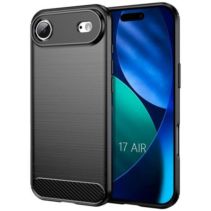 Protective Case - BOOLING - for iPhone Air - Carbon Fiber Effect - Shockproof - Anti-Scratch