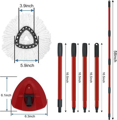 Насадки для швабры, ручка швабры и основание швабры для системы швабры с отжимом O-Cedar/Vileda EasyWring с 1 резервуаром(Нет Ведра)