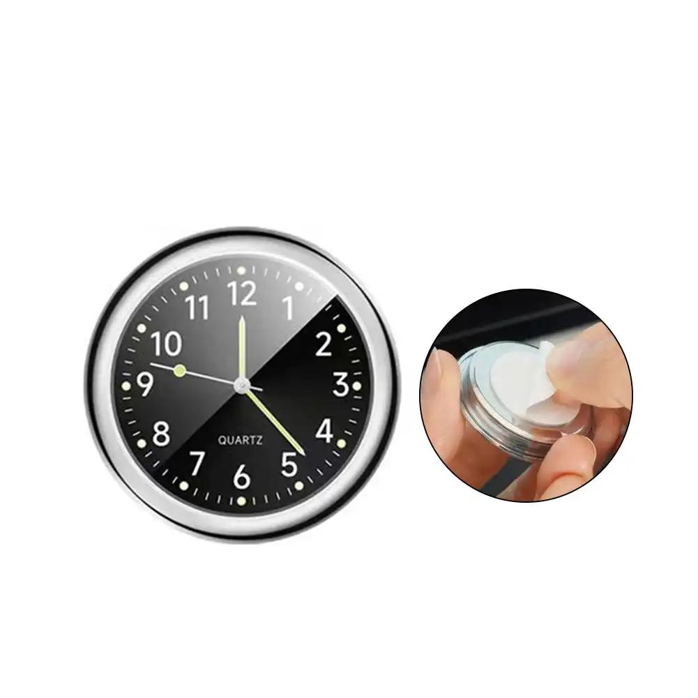 Светящиеся кварцевые часы для салона автомобиля, автоматический термометр, гигрометр для украшения автомобилей, электронные часы, аксессуары