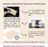 Panneau de Contreplaqué en Bois - Creative Deco - A3 - 3 x 420 x 300 mm - Antidérapant - Artisanal