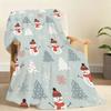 M Merry Christmas Santa Claus Blanket For Soft Throw Blanket for Picnic Bed Sofa Home Bedroom Cozy Warm Comfortable