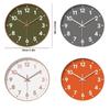 Silent Wall Clock Round Hanging Watch Living Room Decoration Quartz Wall Clock  Hotel