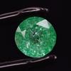 Natural Colombian Green Emerald 20.95 Ct Round Cut AA+   Gemstone