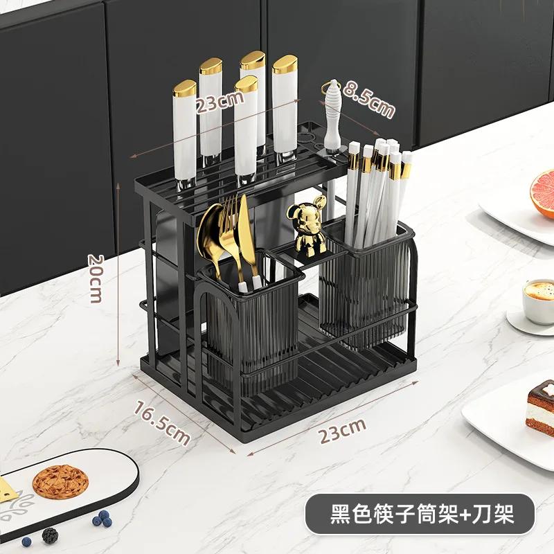 Многоцелевая кухонная полка для хранения, держатель для ножей, полка для ящиков, держатель для шкафа, органайзер для ванной комнаты, полки, сушилка для слива
