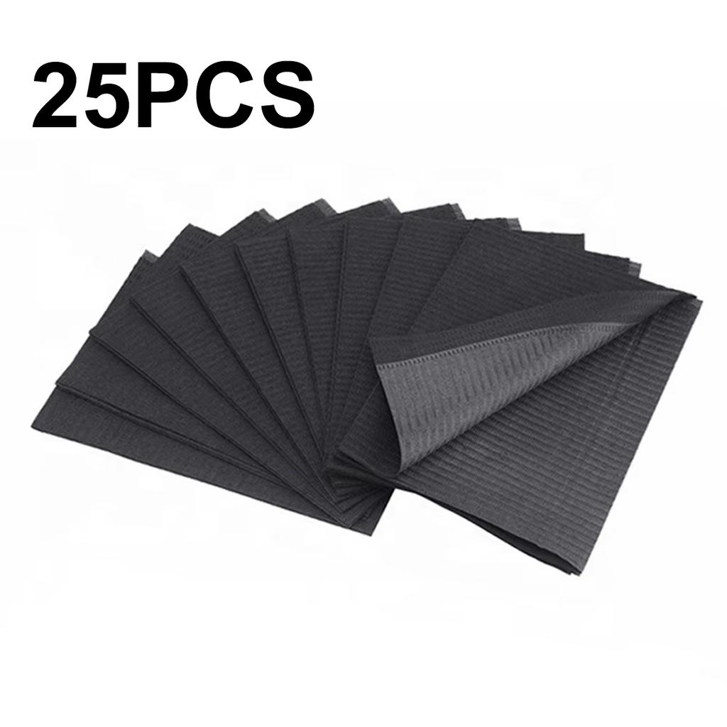 10/25/50/100Pcs Dental Bibs Disposable Tattoo Cleaning Wipes 13"x17" 3 Ply Waterproof Sheet for Nail Tech Dental Clinic Tattoo 3