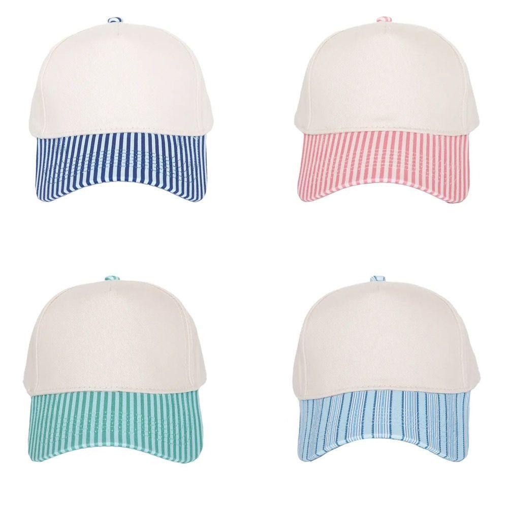 Cotton Polka Dot Baseball Cap Creative Printed Peaked Cap Casual Sun Hat Summer