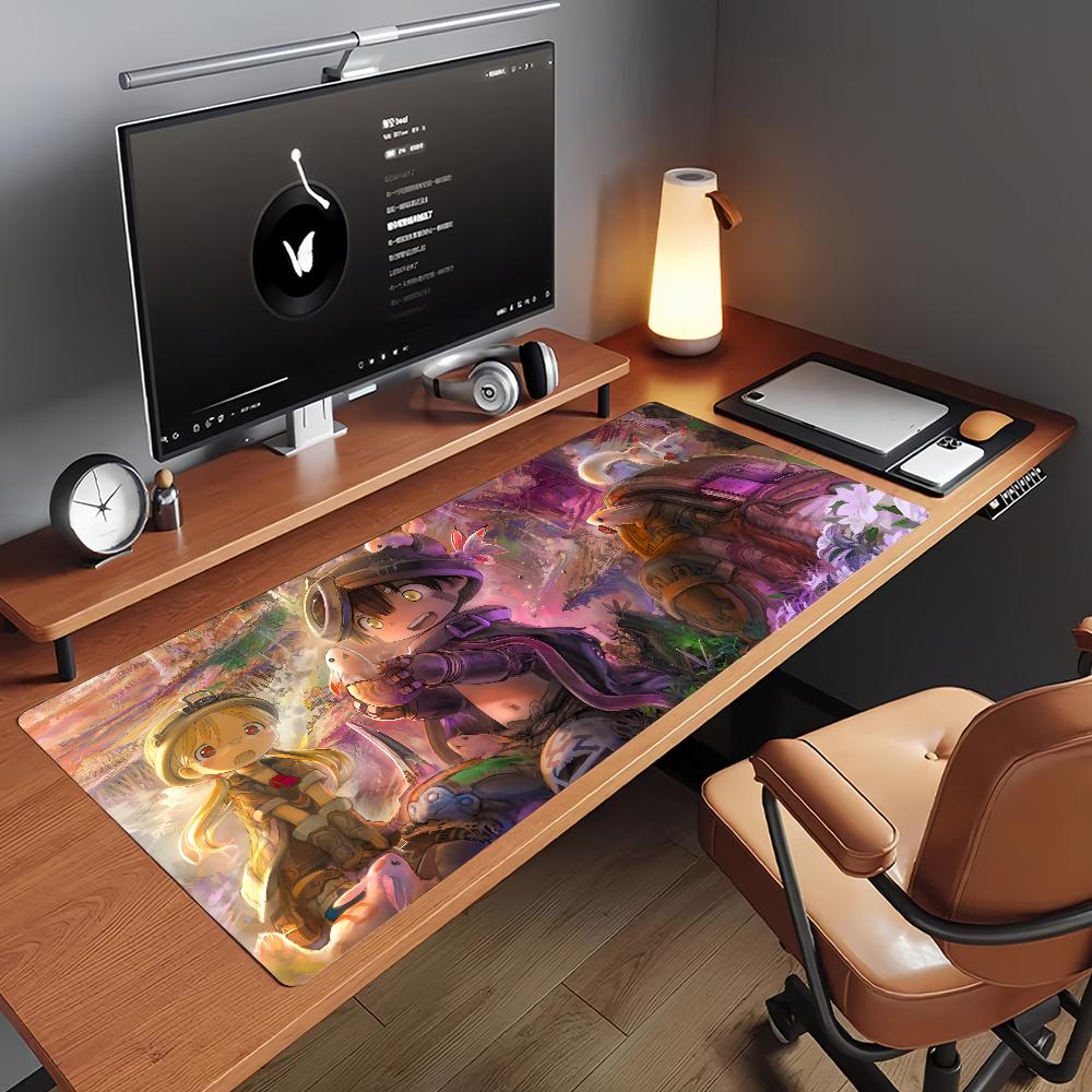 Comics Made in Abyss Mouse Pad Computer Laptop Rubber Non-slip Mouse Mat Mousepad Gamers Decoracion Desk Mat