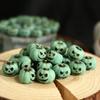 20-PCS Halloween Green Pumpkin, Fun Halloween Smiling Green Pumpkin, Mischievous Pumpkin, Novelty Gift