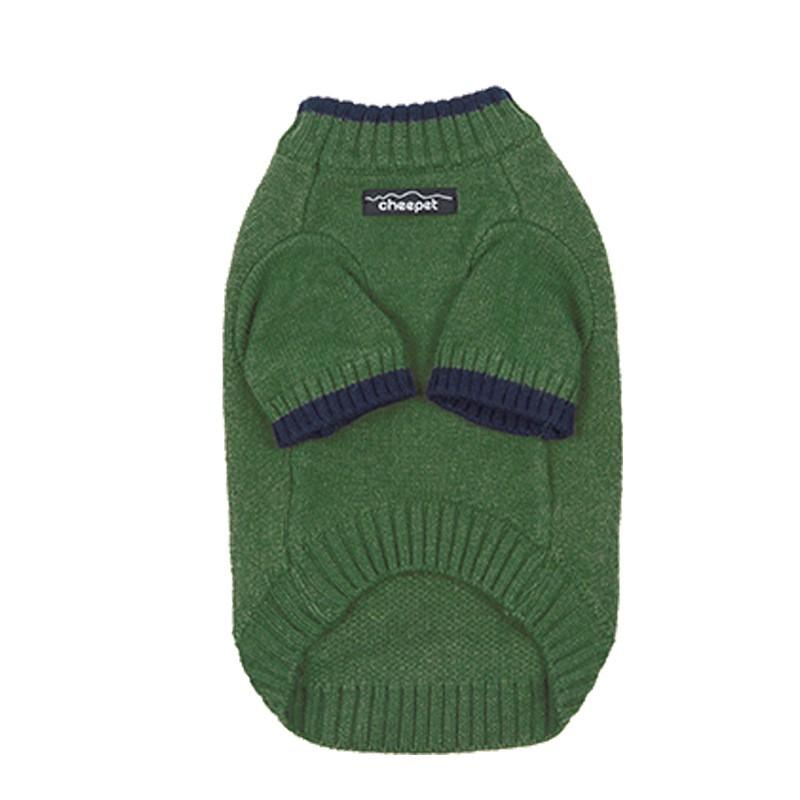 Pet Dog Sweater Warm Knit Pullover Small Dogs Two-Legged Design Cotton Blend Soft Comfortable Winter Apparel