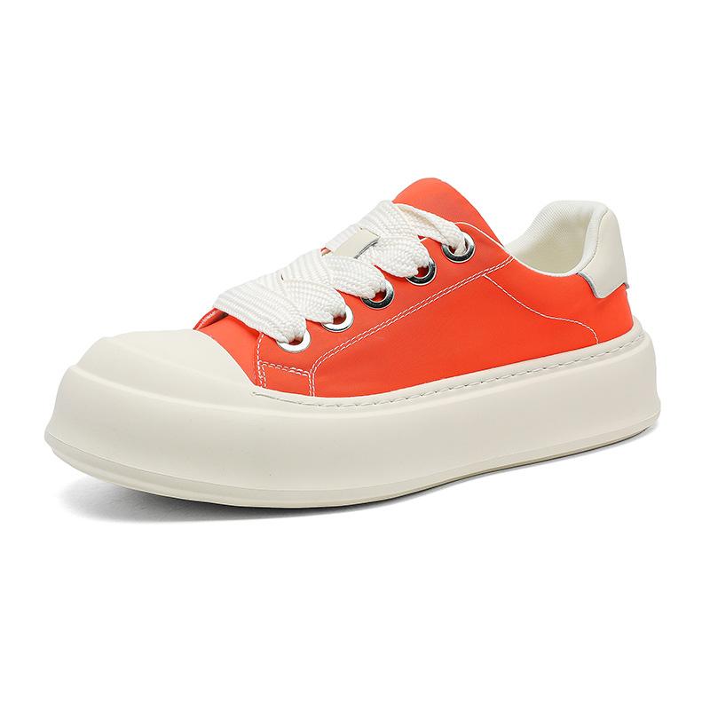 2025 весна и лето новые парусиновые туфли на платформе дышащие удобные повседневные универсальные модные повседневные туфли, подходящие по цвету 30309-X