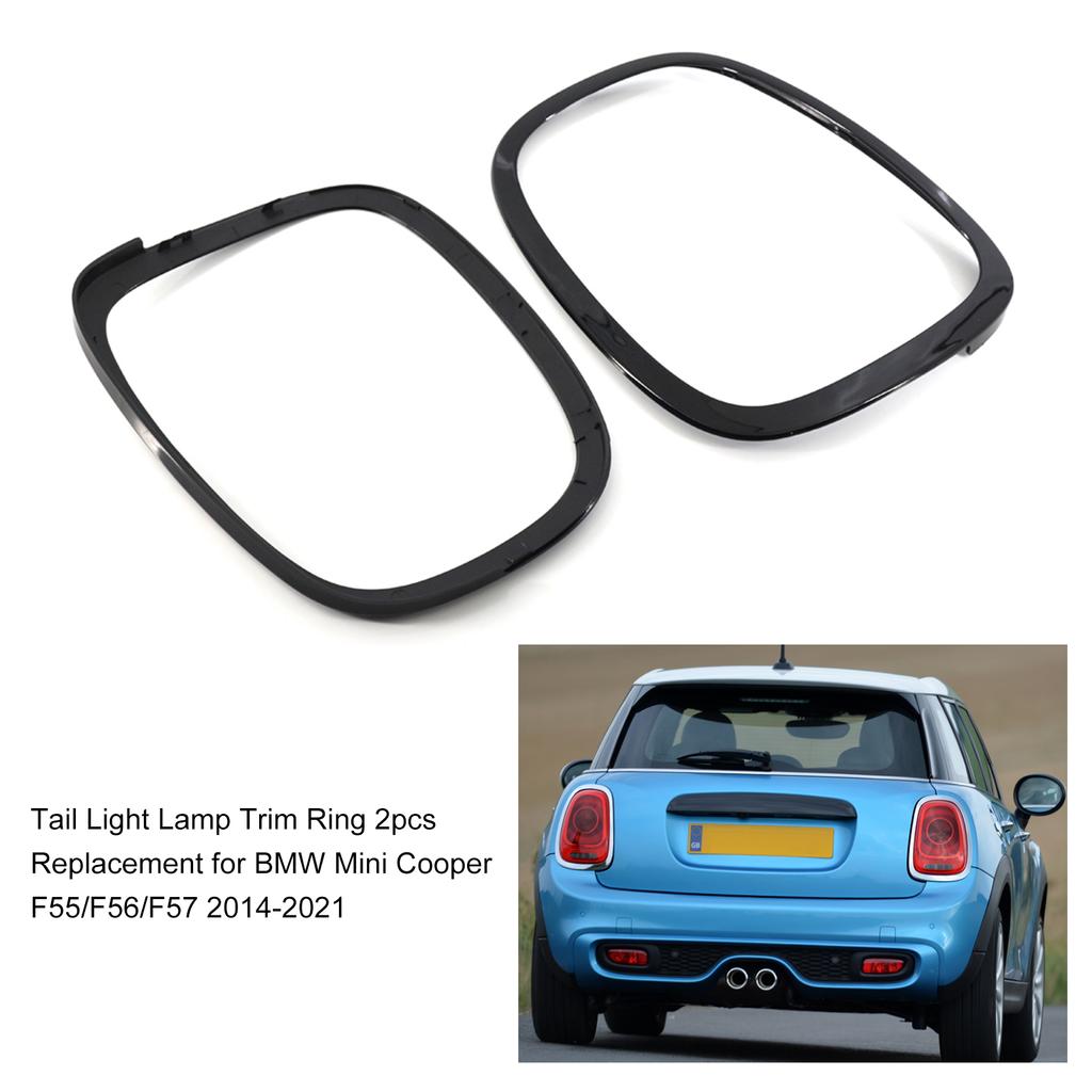 Накладное кольцо заднего фонаря, 2 шт., замена для BMW Mini Cooper F55/F56/F57 2014-2021 OEM: