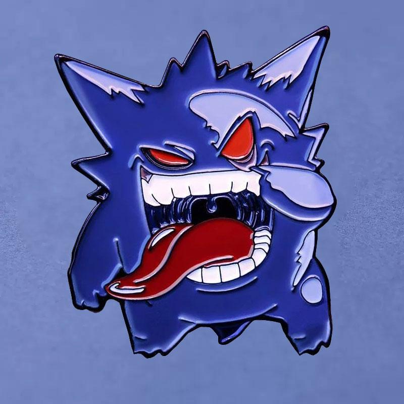 Gengar Hard Enamel Pins Collect Kawaii Charmander Metal Cartoon Brooch Backpack Hat Bag Collar Lapel Badges
