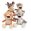 Cute Plush Pillow Leopard Tiger Giraffe Plush Toys Animal Plush Doll Plush Animal Toy Stuffed Toys