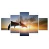 5 шт. прыгающие дельфины закат декор картины настенное искусство HD печать домашний декор без рамки 5 шт. холст плакат декор комнаты современный