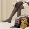 Thick Warm Long Women's Socks Over The Knee Socks Autumn and Winter Plus Velvet Thigh-high Long Socks